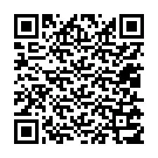 QR код за телефонен номер +12015717077