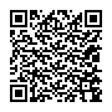 QR kód a telefonszámhoz +12015744335