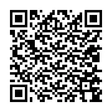 Codice QR per il numero di telefono +12015744336