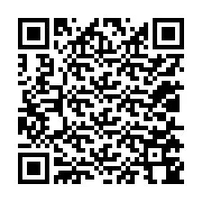 Código QR para número de teléfono +12015744339