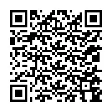 Código QR para número de teléfono +12015744340