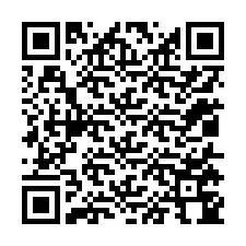 QR-koodi puhelinnumerolle +12015744341