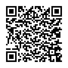 QR код за телефонен номер +12015749882