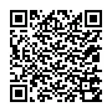 QR-koodi puhelinnumerolle +12015750841