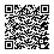 Código QR para número de teléfono +12015750843