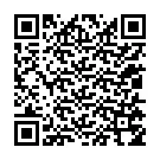 QR-koodi puhelinnumerolle +12015754254