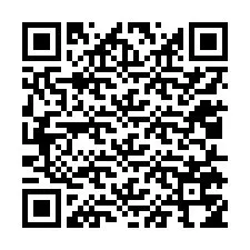 QR-koodi puhelinnumerolle +12015754922