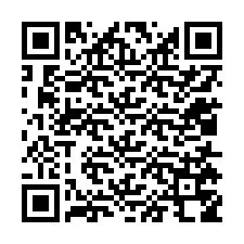 Kode QR untuk nomor Telepon +12015758286