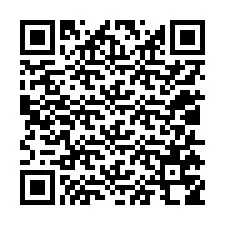 QR-koodi puhelinnumerolle +12015758578