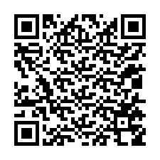 QR код за телефонен номер +12015758750