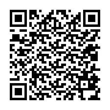 Código QR para número de teléfono +12015834556