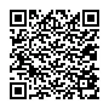 Código QR para número de teléfono +12015835343