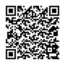 Código QR para número de teléfono +12015837844