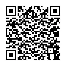 QR-код для номера телефона +12015844762