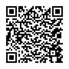 Código QR para número de teléfono +12015844765