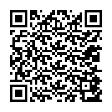 QR код за телефонен номер +12015853297