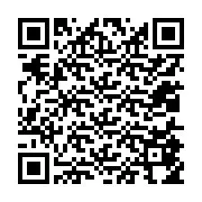 QR-code voor telefoonnummer +12015854307