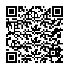 Código QR para número de teléfono +12015854861