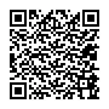 Codice QR per il numero di telefono +12015864077