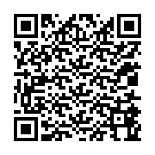 QR код за телефонен номер +12015864080