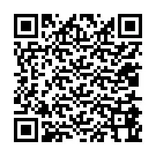 QR-koodi puhelinnumerolle +12015864086