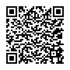 QR код за телефонен номер +12015864088