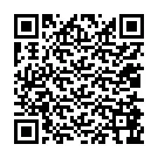 QR-код для номера телефона +12015866286