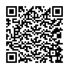 QR-koodi puhelinnumerolle +12015866290