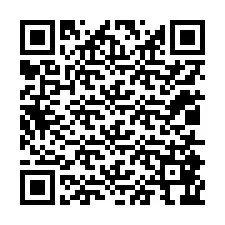 QR-код для номера телефона +12015866291