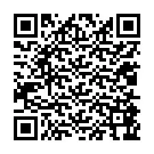 Código QR para número de teléfono +12015866292