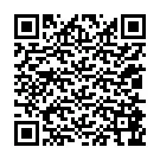 QR код за телефонен номер +12015866294