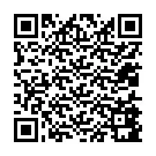 QR kód a telefonszámhoz +12015881907