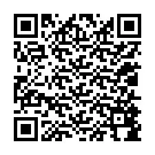 Código QR para número de teléfono +12015884678