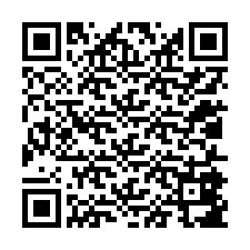 QR-koodi puhelinnumerolle +12015887828