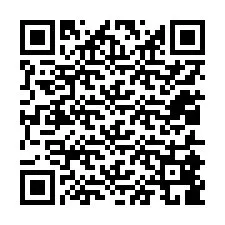 Código QR para número de teléfono +12015889017