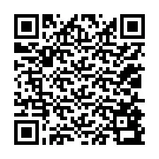 QR код за телефонен номер +12015893739