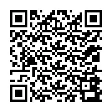 QR-koodi puhelinnumerolle +12015893841