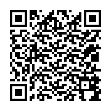 QR kód a telefonszámhoz +12015894471