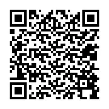 QR код за телефонен номер +12015898667