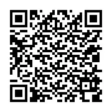 QR код за телефонен номер +12015908624