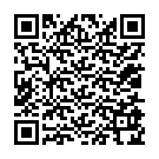 QR код за телефонен номер +12015924189