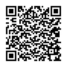 Kode QR untuk nomor Telepon +12015924192