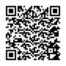 QR код за телефонен номер +12015982706