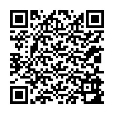 QR код за телефонен номер +12015982921