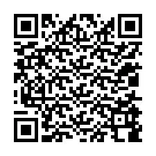 QR код за телефонен номер +12015988384