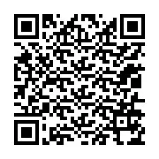 QR код за телефонен номер +12016174955