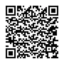 QR-koodi puhelinnumerolle +12016174956