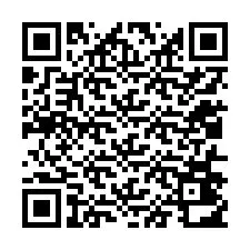 QR-koodi puhelinnumerolle +12016412356