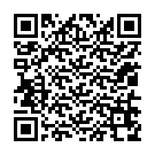 Código QR para número de teléfono +12016678445