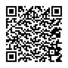 Kode QR untuk nomor Telepon +12016818443